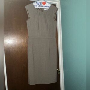 Size 4 Tahari Taupe Dress. MUST BE BUNDLED
